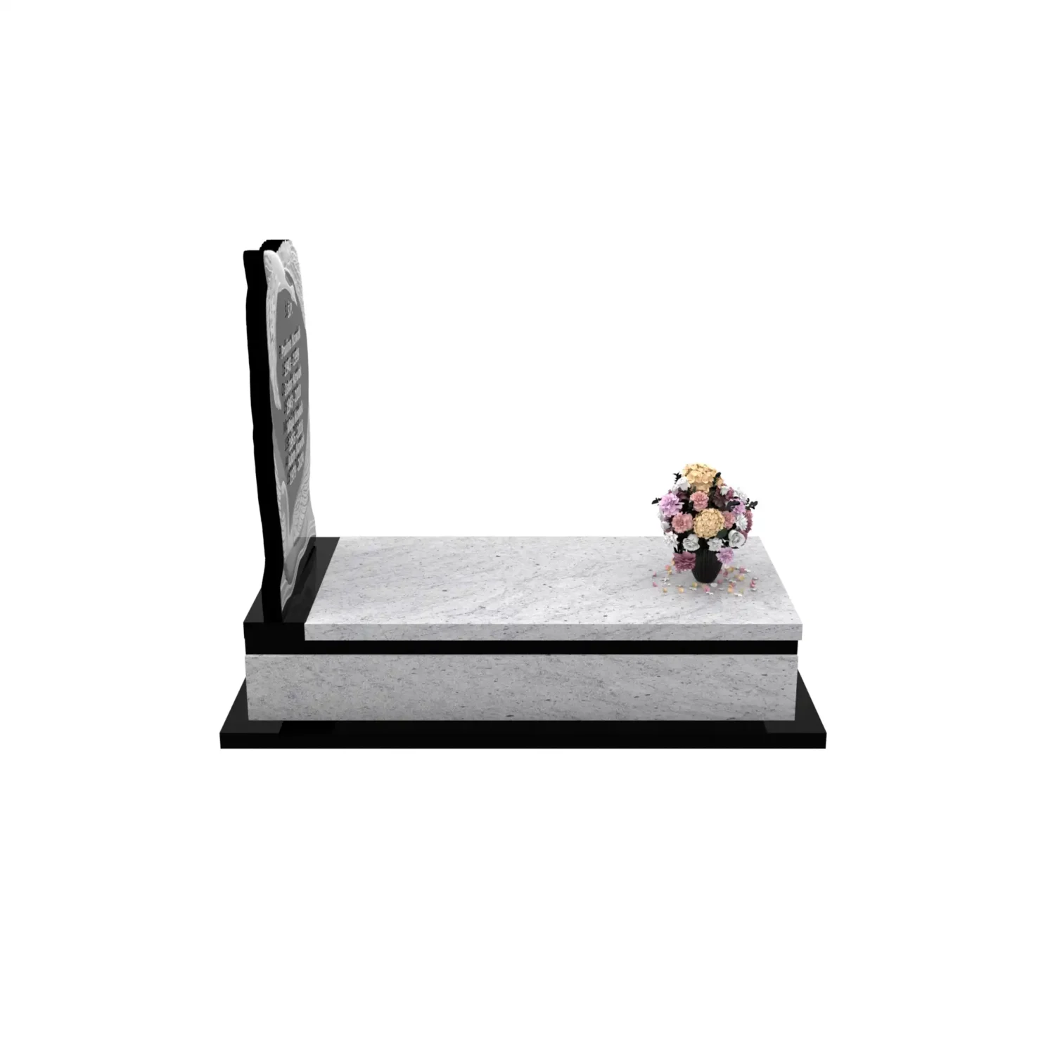 Nagrobek pojedynczy z granitu CK 143+360 – photo №9