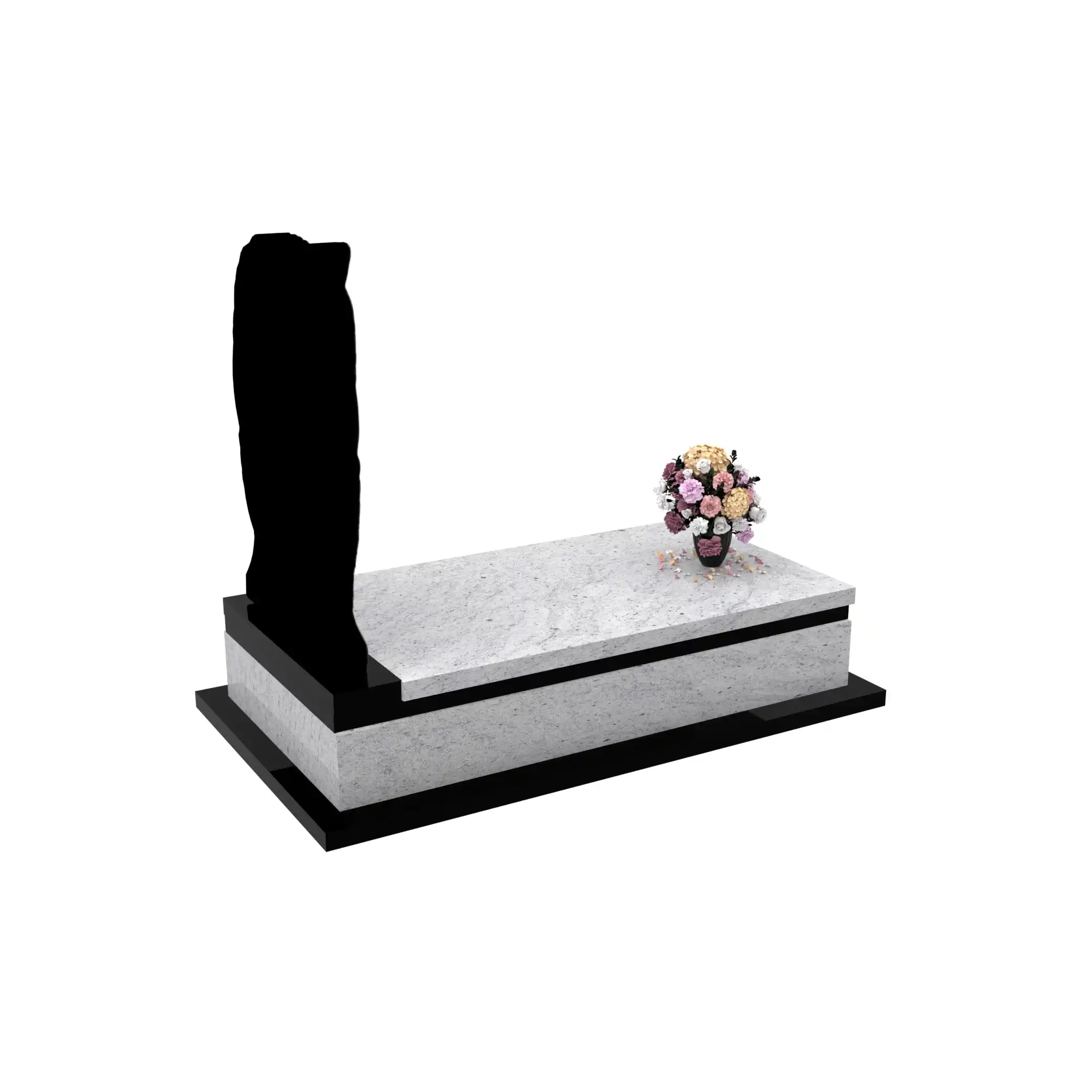 Nagrobek pojedynczy z granitu CK 143+360 – photo №8