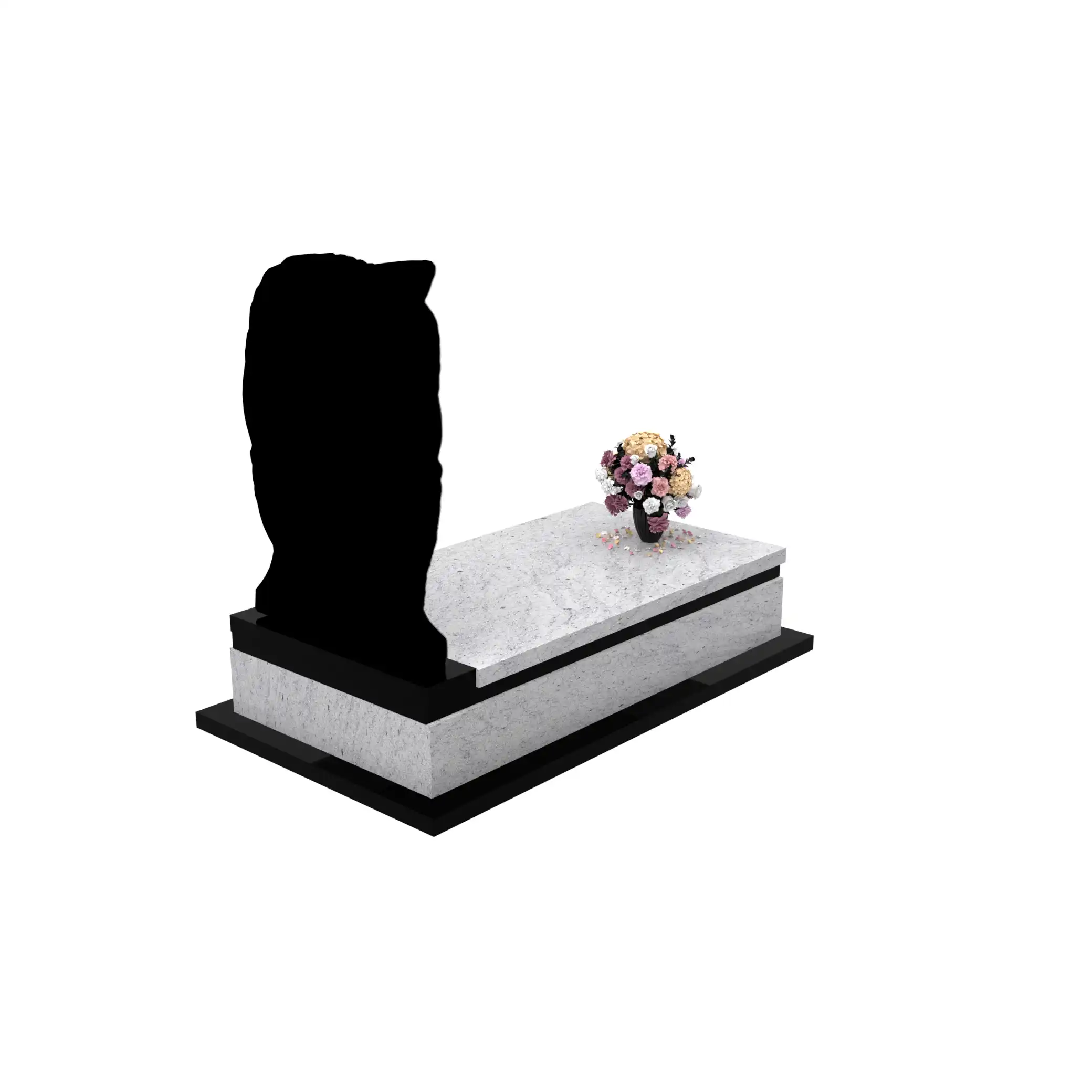 Nagrobek pojedynczy z granitu CK 143+360 – photo №7