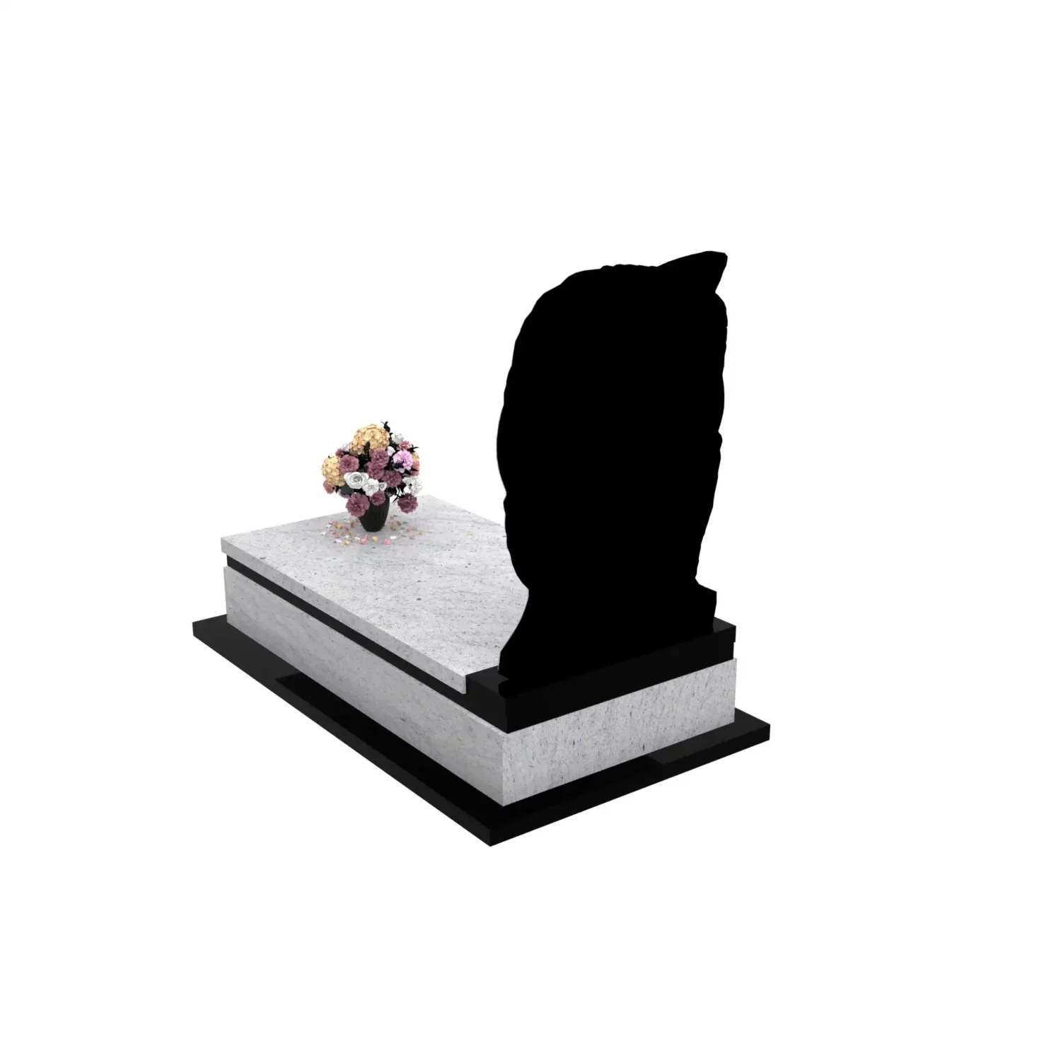 Nagrobek pojedynczy z granitu CK 143+360 – photo №5