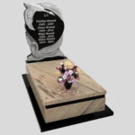 Nagrobek pojedynczy z granitu CK 143 zdjęcie 41