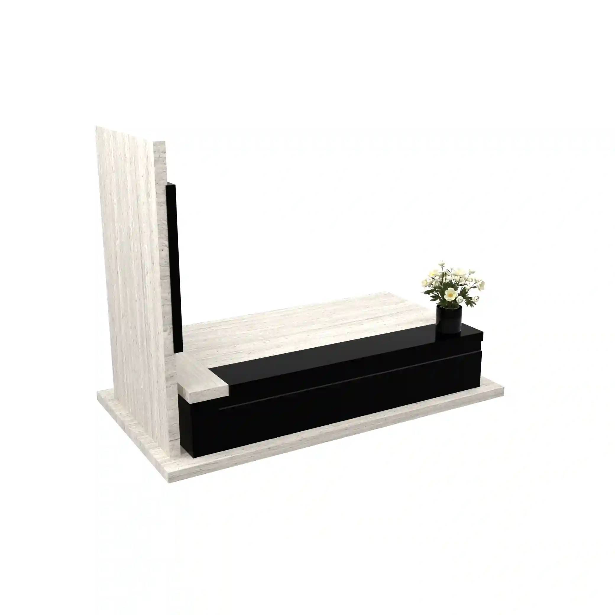 Nagrobek pojedynczy z granitu CK 149+360 – photo №8