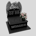 Nagrobek urnowy z rzeźbą anioła ze skrzydłami z granitu U 106 zdjęcie 35