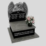 Nagrobek urnowy z rzeźbą anioła ze skrzydłami z granitu U 106 zdjęcie 37