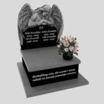 Nagrobek urnowy z rzeźbą anioła ze skrzydłami z granitu U 106 zdjęcie 38