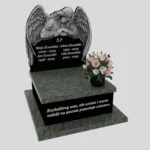 Nagrobek urnowy z rzeźbą anioła ze skrzydłami z granitu U 106 zdjęcie 40