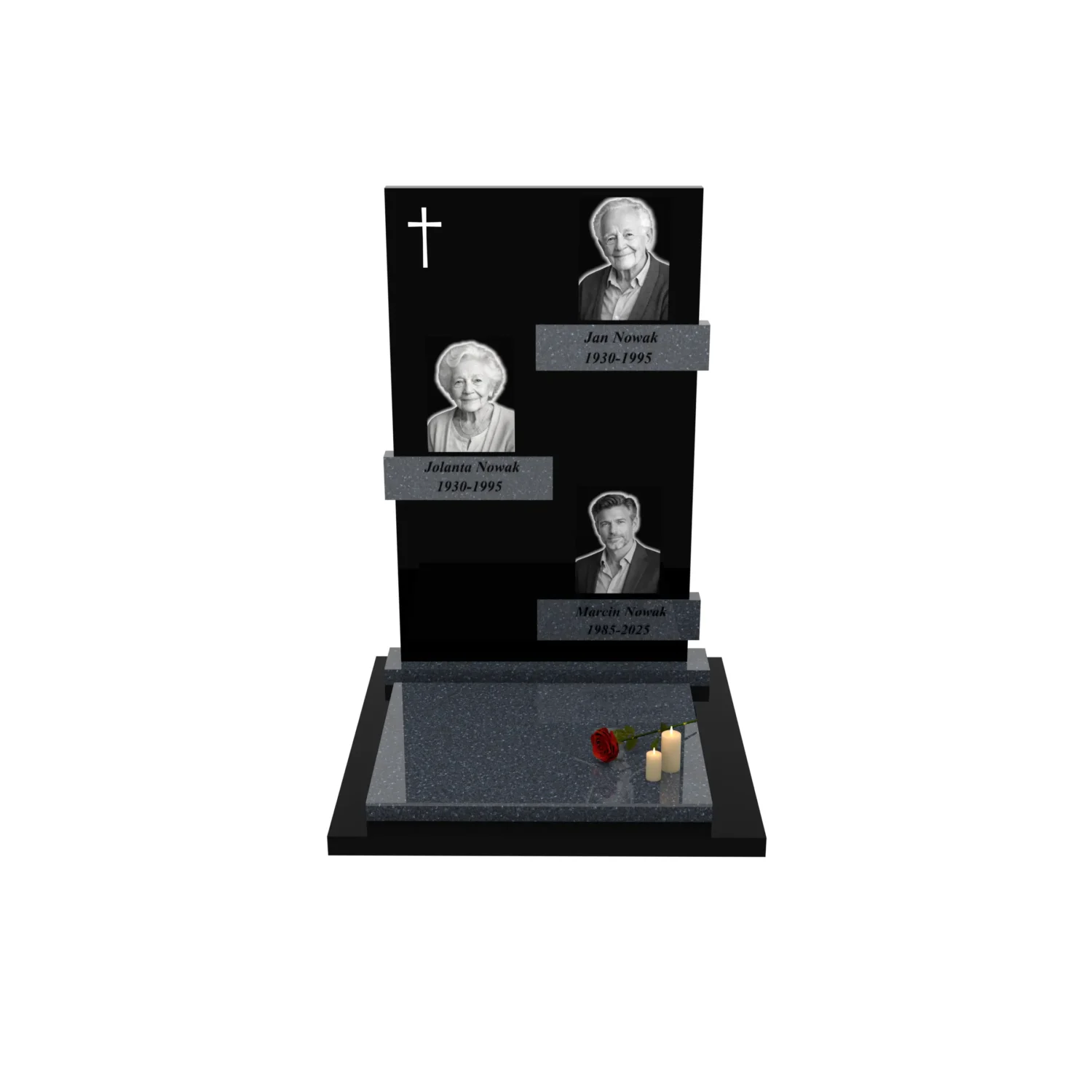 Nagrobek urnowy z grawerem portretu U 116+360 – photo №12