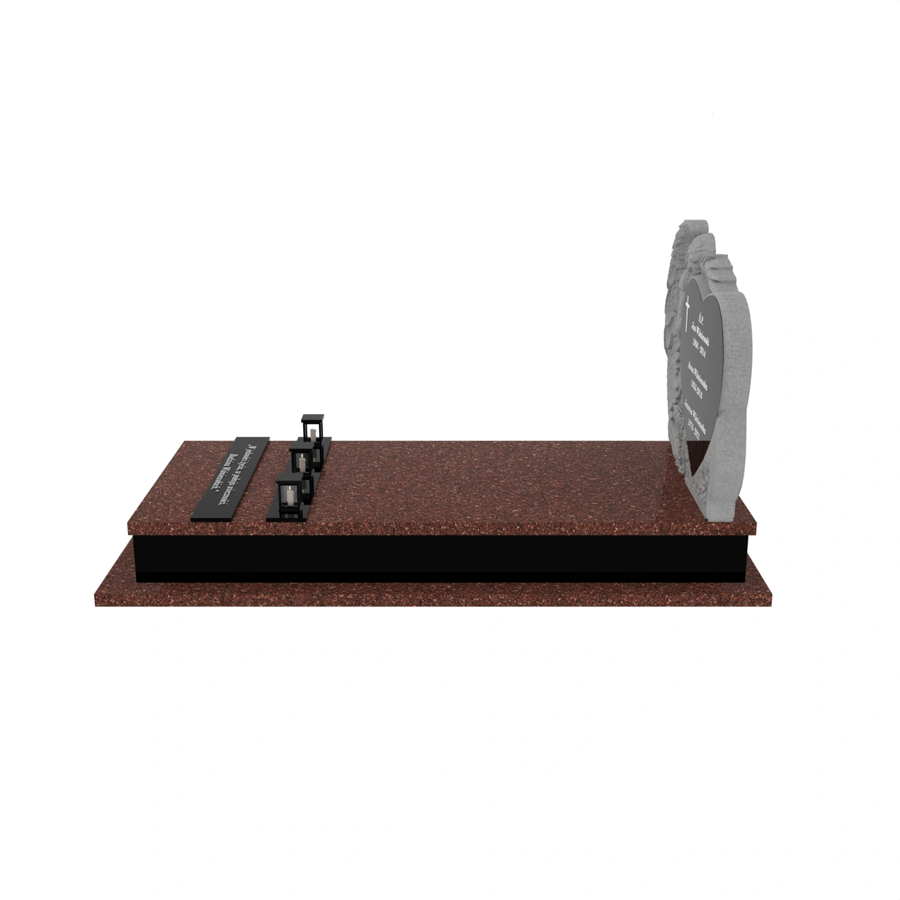 Nagrobek pojedynczy z rzeźbą anioła CK 159+360 – photo №3