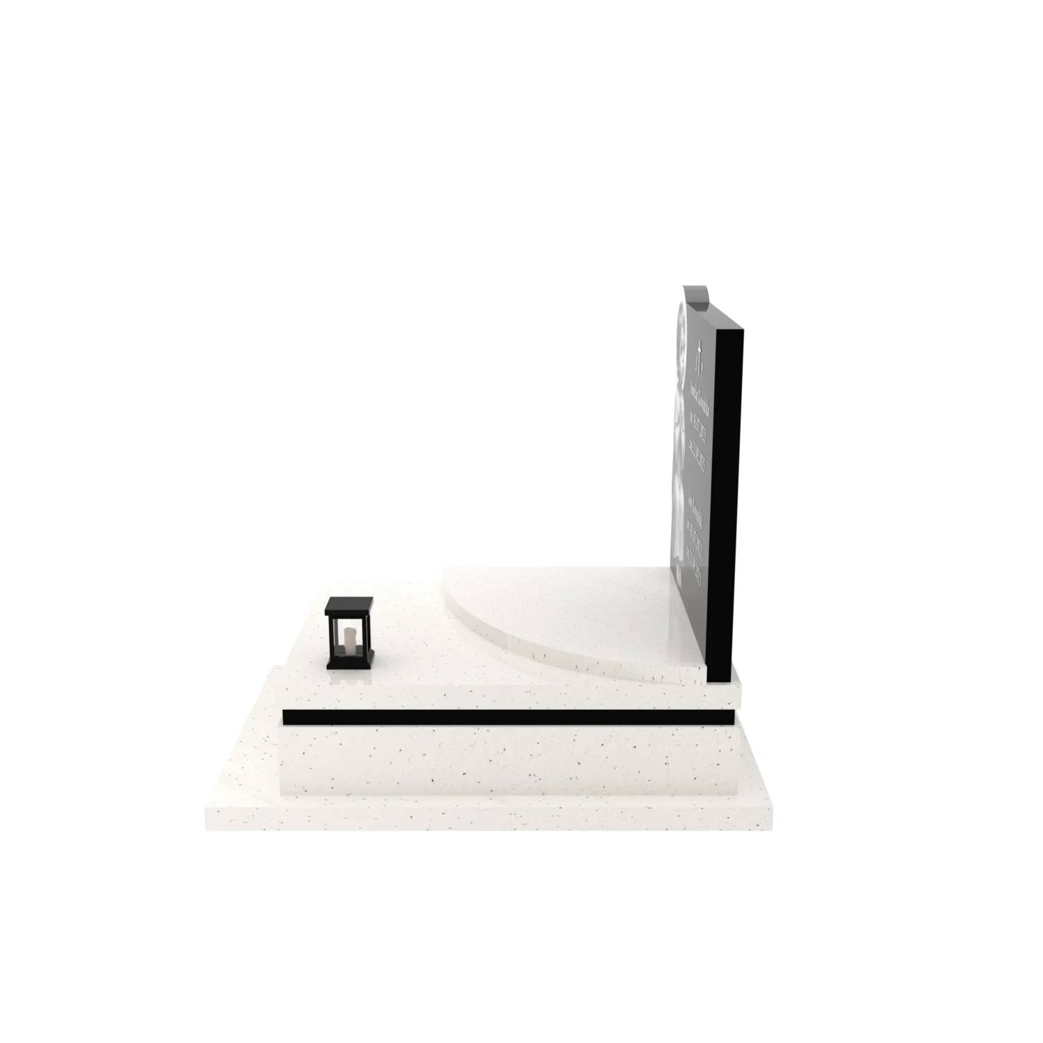 Nagrobek dla dziecka z grawerem anioła D 78+360 – photo №3