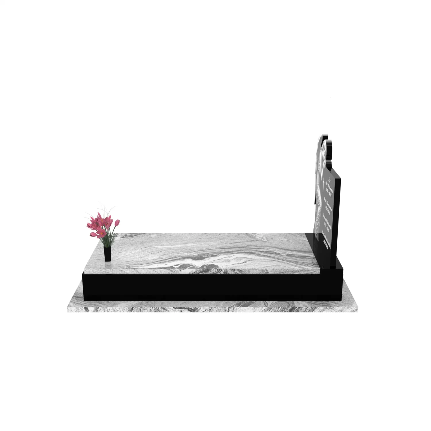 Nagrobek pojedynczy z rzeźbą anioła CK 174+360 – photo №3