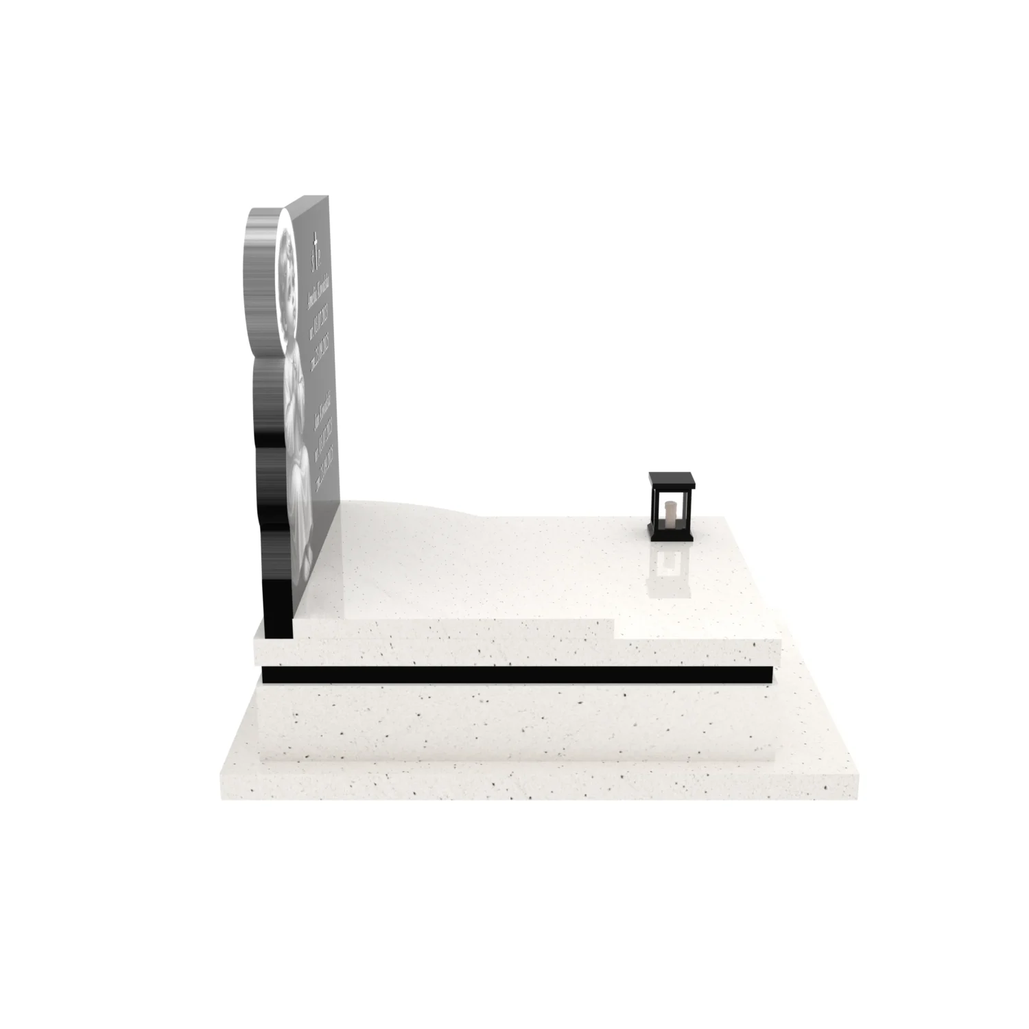 Nagrobek dla dziecka z grawerem anioła D 78+360 – photo №9