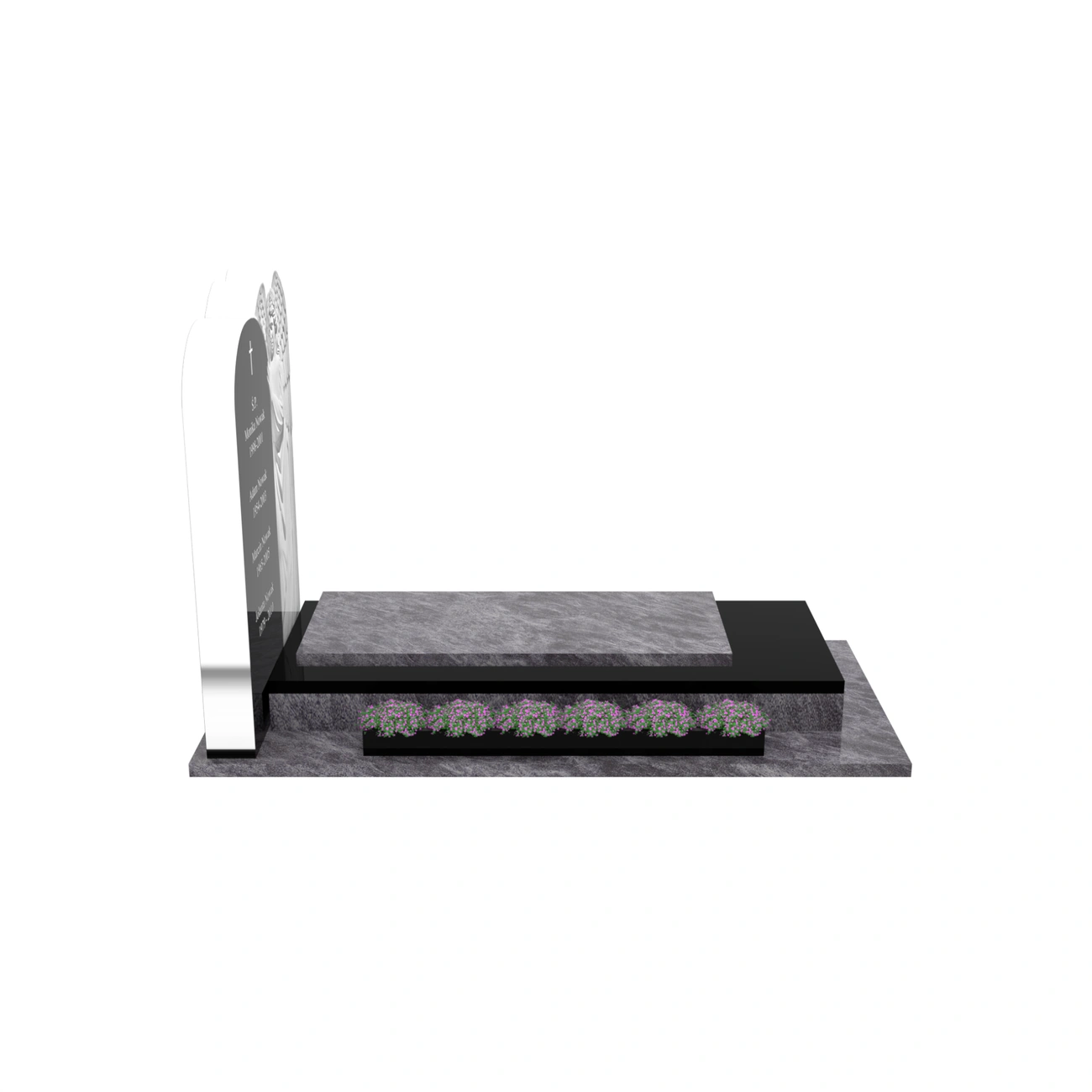 Nagrobek pojedynczy z rzeźbą anioła CK 157+360 – photo №9