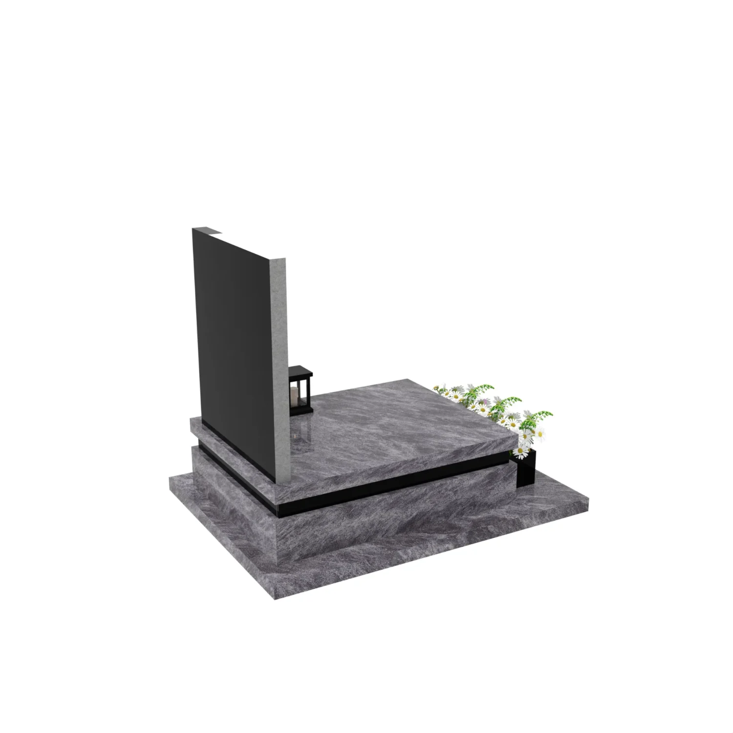 Nagrobek dla dziecka z rzeźbą dłoni i serca D 67+360 – photo №8