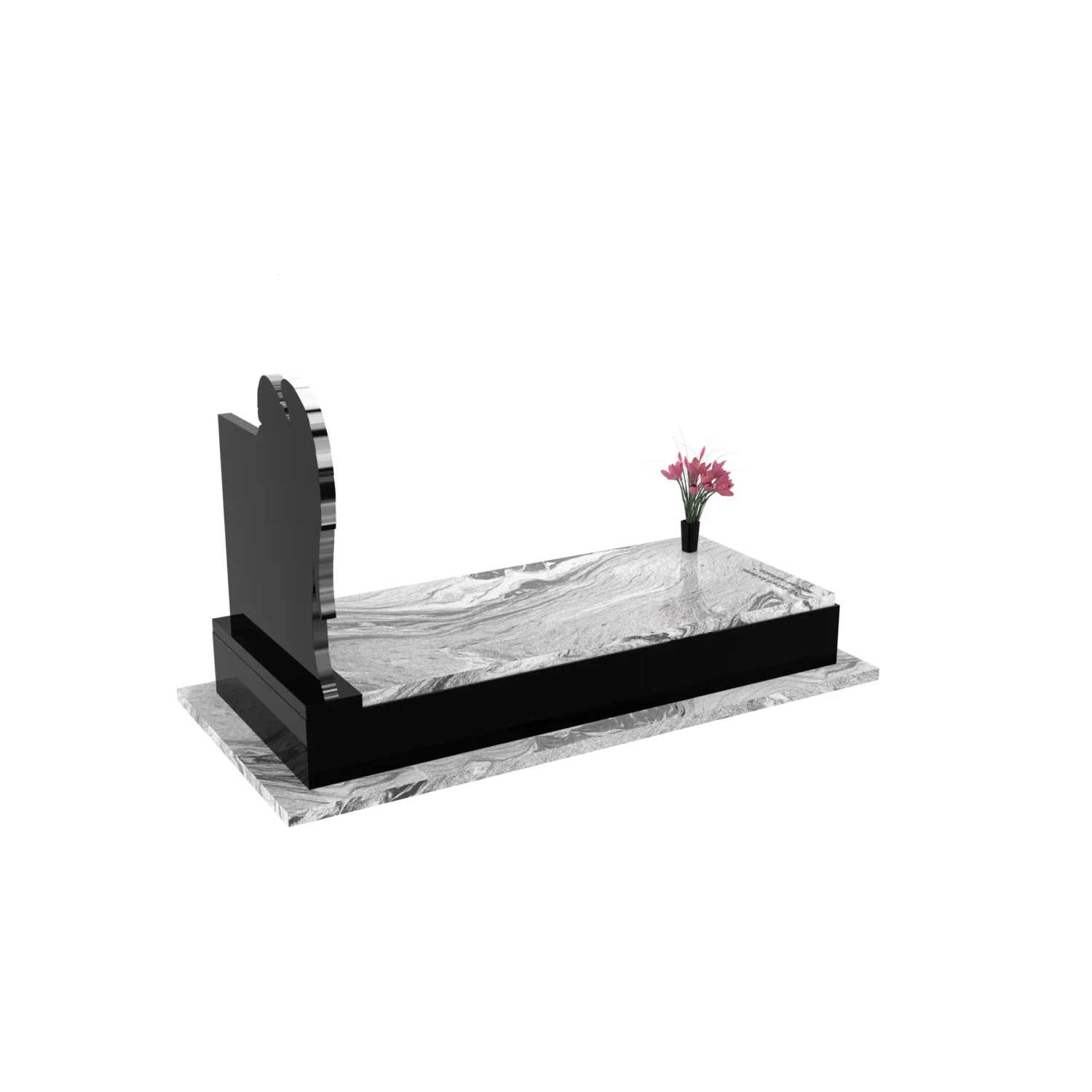 Nagrobek pojedynczy z rzeźbą anioła CK 174+360 – photo №8