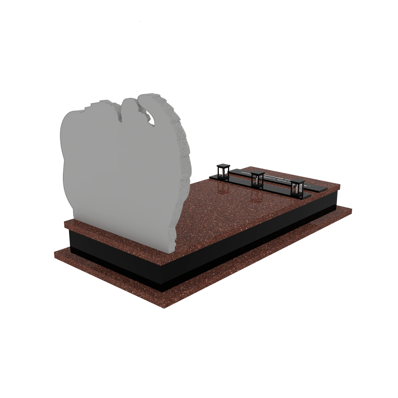 Nagrobek pojedynczy z rzeźbą anioła CK 159+360 – photo №7