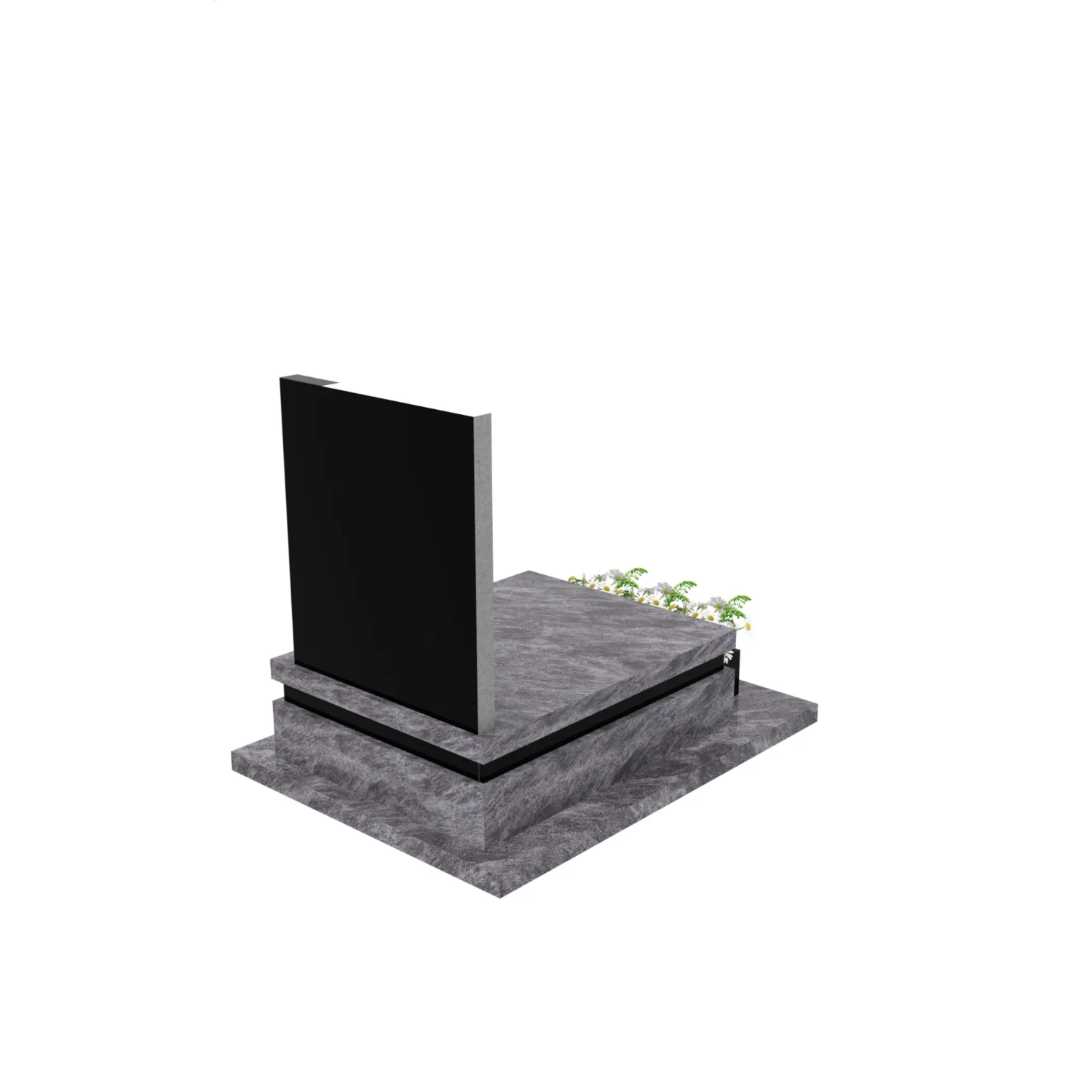 Nagrobek dla dziecka z rzeźbą dłoni i serca D 67+360 – photo №7