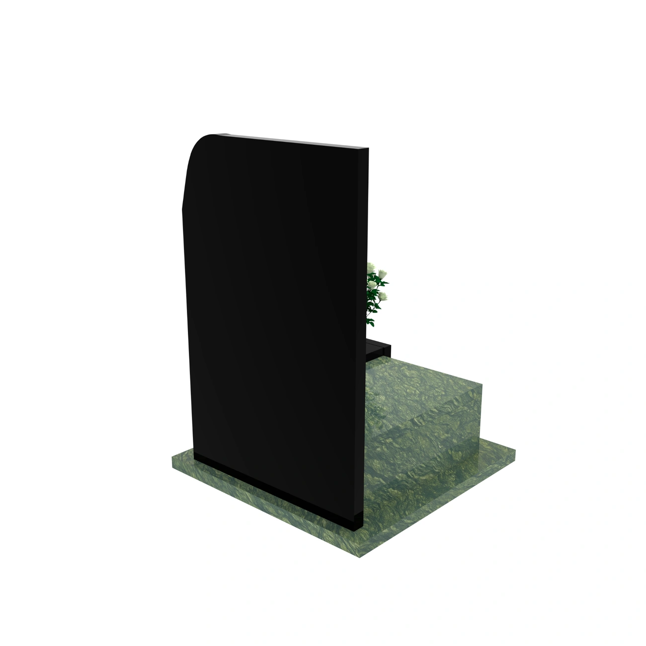 Nagrobek urnowy z grawerem Matki Boskiej z granitu U 110+360 – photo №7