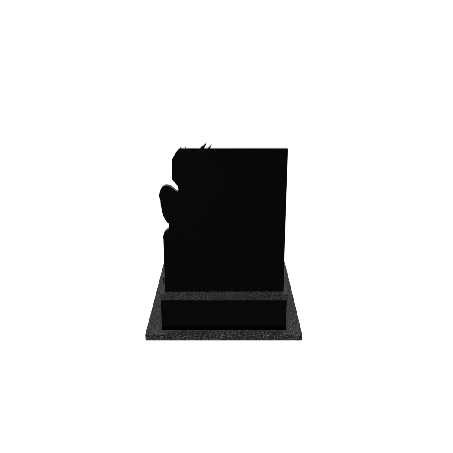 Nagrobek pojedynczy z grawerem anioła CK 175+360 – photo №6