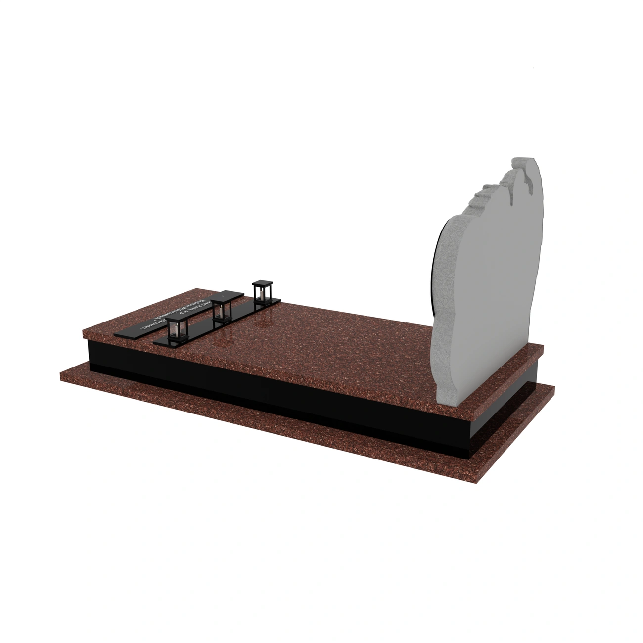 Nagrobek pojedynczy z rzeźbą anioła CK 159+360 – photo №4