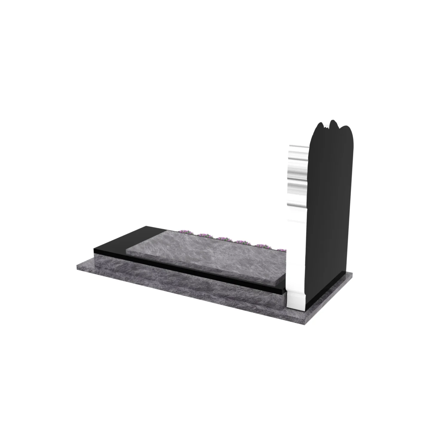 Nagrobek pojedynczy z rzeźbą anioła CK 157+360 – photo №4