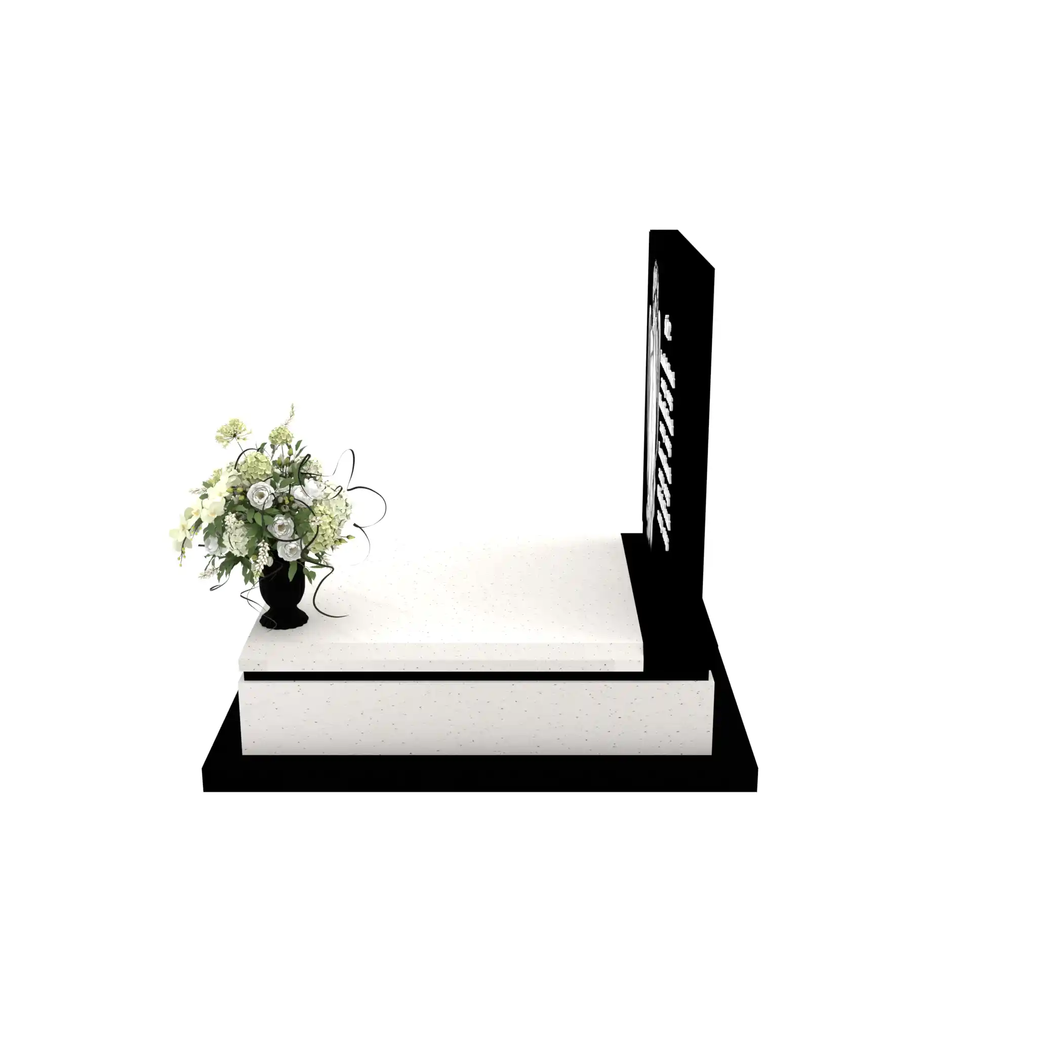 Nagrobek dziecięcy z grawerem anioła D 76+360 – photo №3