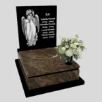 Nagrobek dziecięcy z grawerem anioła D 76 zdjęcie 35