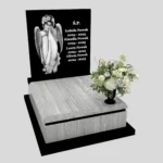 Nagrobek dziecięcy z grawerem anioła D 76 zdjęcie 38