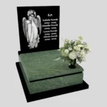 Nagrobek dziecięcy z grawerem anioła D 76 zdjęcie 43