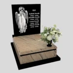 Nagrobek dziecięcy z grawerem anioła D 76 zdjęcie 44