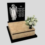 Nagrobek dziecięcy z grawerem anioła D 76 zdjęcie 45