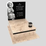 Nagrobek dla dziecka z grawerem anioła D 78 zdjęcie 45