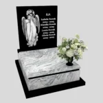 Nagrobek dziecięcy z grawerem anioła D 76 zdjęcie 48