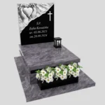 Nagrobek dla dziecka z rzeźbą dłoni i serca D 67 zdjęcie 40