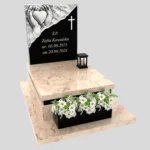 Nagrobek dla dziecka z rzeźbą dłoni i serca D 67 zdjęcie 44