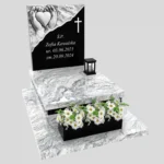 Nagrobek dla dziecka z rzeźbą dłoni i serca D 67 zdjęcie 48