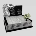 Nagrobek podwójny z grawerem anioła CK 110 zdjęcie 34