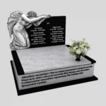 Nagrobek podwójny z grawerem anioła CK 110 zdjęcie 35