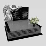 Nagrobek podwójny z grawerem anioła CK 110 zdjęcie 38