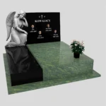 Nagrobek podwójny z grawerem anioła CK 114 zdjęcie 40