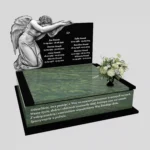 Nagrobek podwójny z grawerem anioła CK 110 zdjęcie 39