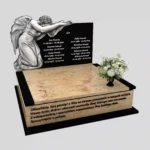 Nagrobek podwójny z grawerem anioła CK 110 zdjęcie 41