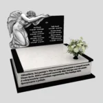 Nagrobek podwójny z grawerem anioła CK 110 zdjęcie 42