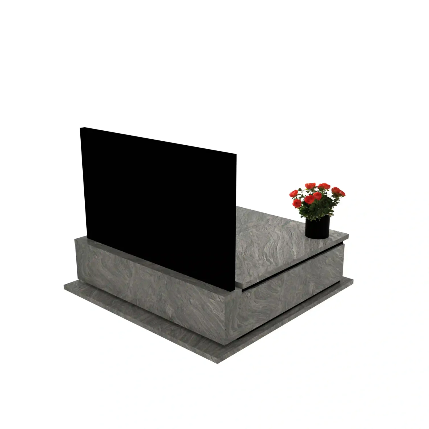 Nagrobek podwójny z grawerem Jezusa CK 111+360 – photo №7