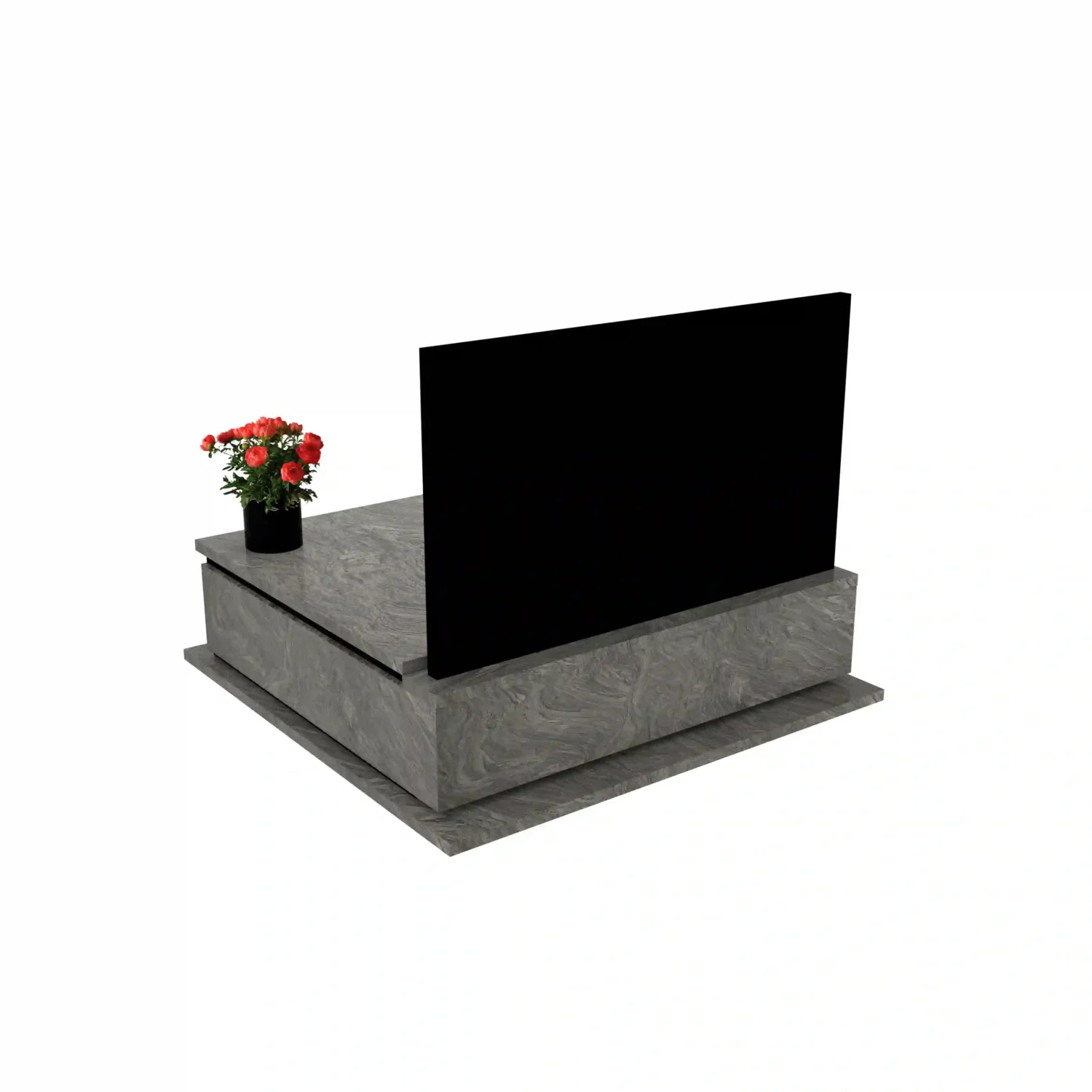 Nagrobek podwójny z grawerem Jezusa CK 111+360 – photo №5