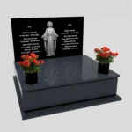 Nagrobek podwójny z grawerem Jezusa CK 111 zdjęcie 37