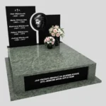 Nagrobek podwójny z grawerem Jezusa z granitu CK 107 zdjęcie 40