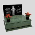 Nagrobek podwójny z grawerem Jezusa CK 111 zdjęcie 43