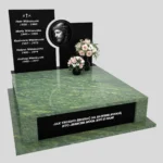 Nagrobek podwójny z grawerem Jezusa z granitu CK 107 zdjęcie 42