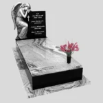 Nagrobek pojedynczy z rzeźbą anioła CK 174 zdjęcie 48