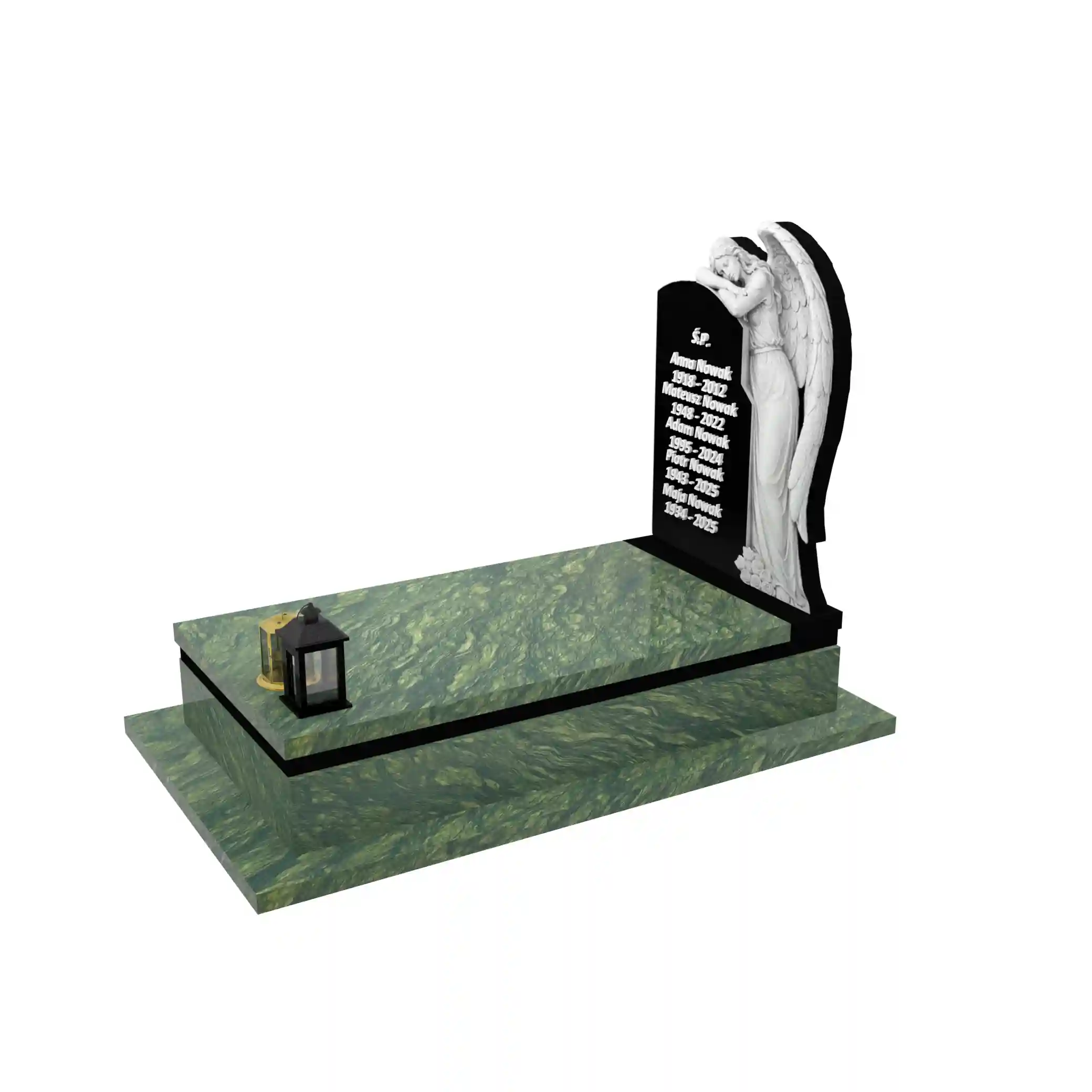 Nagrobek pojedynczy z rzeźbą anioła CK 172+360 – photo №2